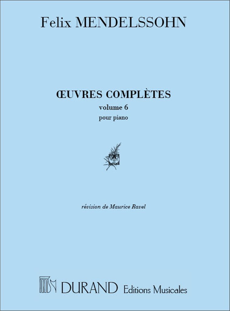 Oeuvres Vol 6 Piano